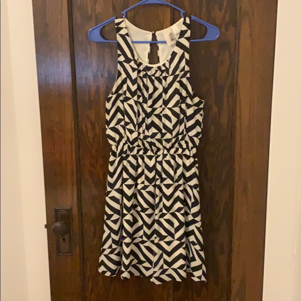 Patterned cocktail dress